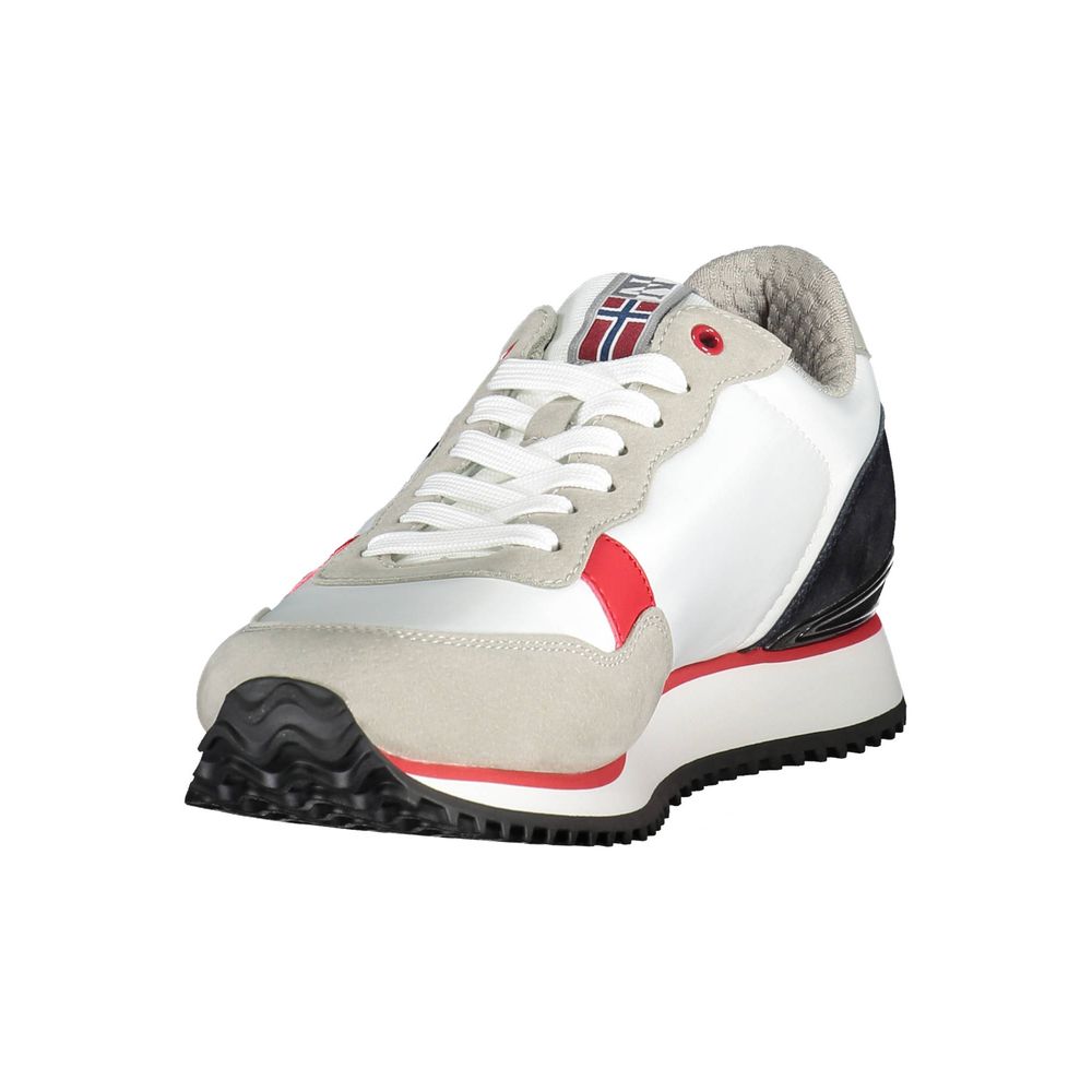Napapijri White Polyester Sneaker