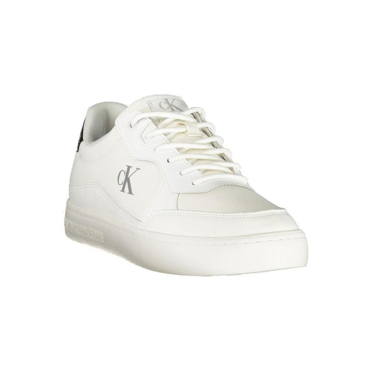 Calvin Klein White Polyester Men Sneaker CA-36780-EU40/US7