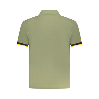 K-WAY Green Cotton Polo Shirt