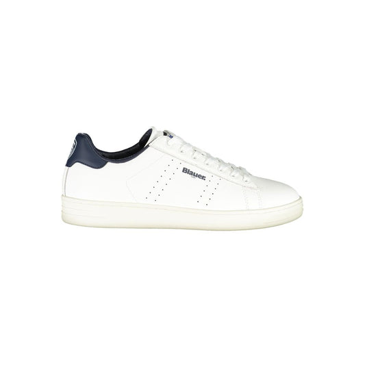 Blauer White Leather Men Sneaker BL-35709-EU41/US8
