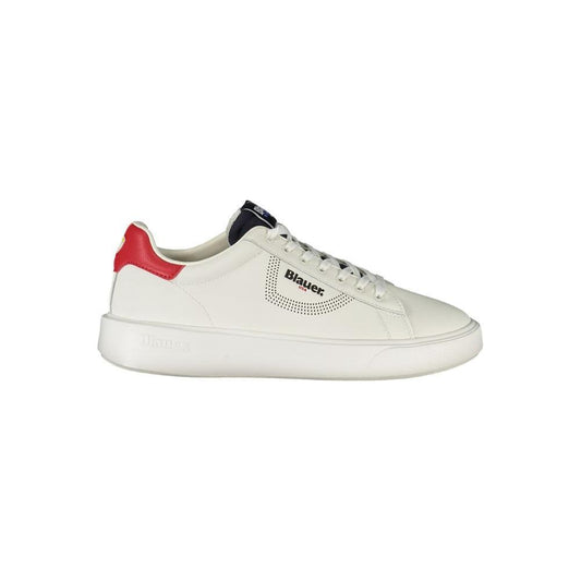 Blauer White Leather Men Sneaker BL-36052-EU41/US8