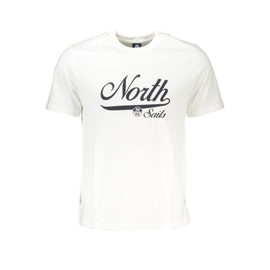 North Sails White Cotton T-Shirt NO-27256-S