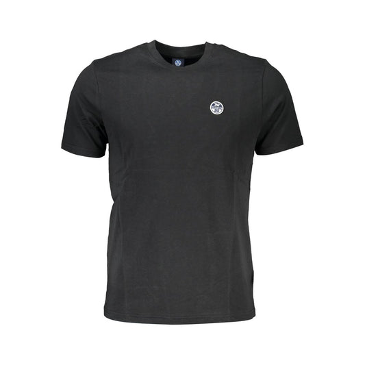 North Sails Black Cotton T-Shirt NO-27275-S
