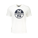 North Sails White Cotton T-Shirt NO-27316-XL