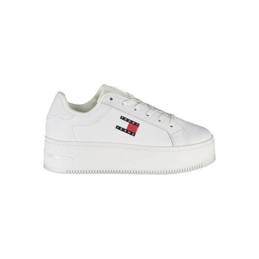 Tommy Hilfiger White Polyester Sneaker