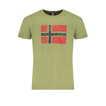 Norway 1963 Verde Cotton Mens T-Shirt