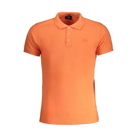 Norway 1963 Orange Cotton Polo Shirt NO-30254-M
