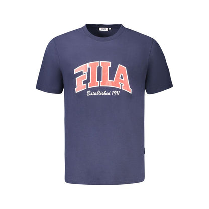 Fila Blue Cotton T-Shirt