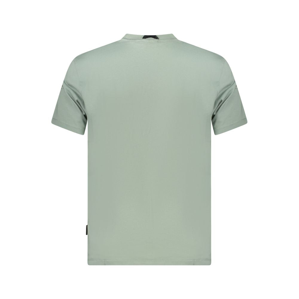 Napapijri Green Cotton Men T-Shirt NA-35911-S