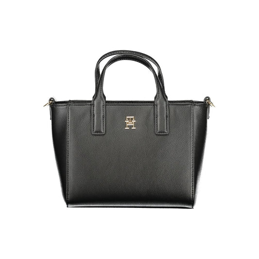 Tommy Hilfiger Black Polyester Women Handbag
