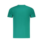 Cavalli Class Green Cotton Men T-Shirt CA-36603-L