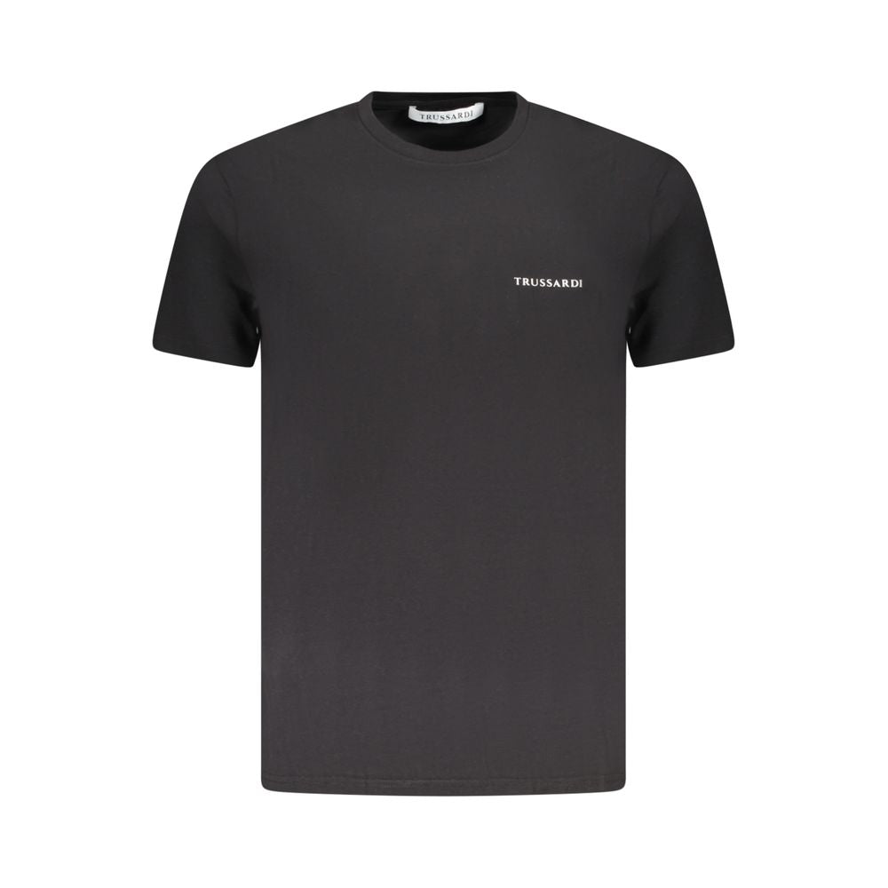 Trussardi Black Cotton T-Shirt