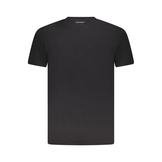 Trussardi Trussardi Black Cotton Men T-Shirt TR-36627-XL 1728,67403481248,Black,Clothing,L,M,Men,Men - Clothing,New with tags,S,T-Shirts - Men - Clothing,Trussardi,XL,XXL