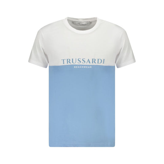 Trussardi Trussardi Light Blue Cotton Men T-Shirt TR-36630-L 1728,67403481248,Blue,Clothing,L,Men,Men - Clothing,New with tags,T-Shirts - Men - Clothing,Trussardi