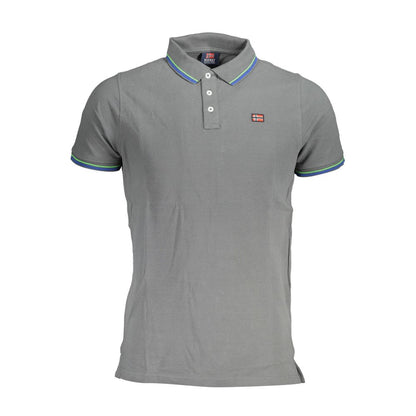 Norway 1963 Gray Cotton Polo Shirt