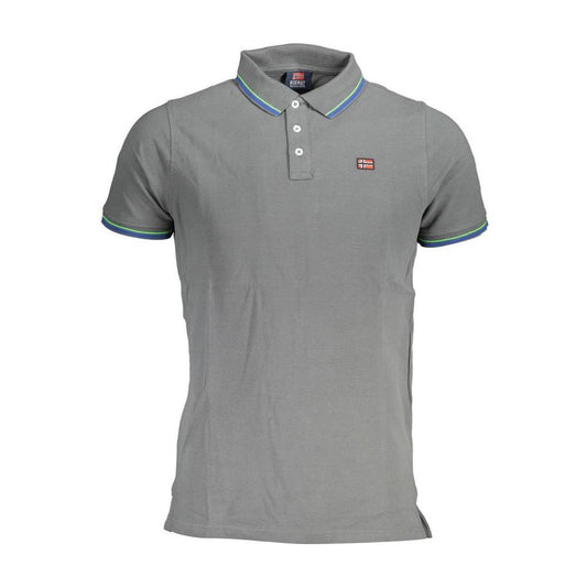Norway 1963 Brown Cotton Men Polo Shirt
