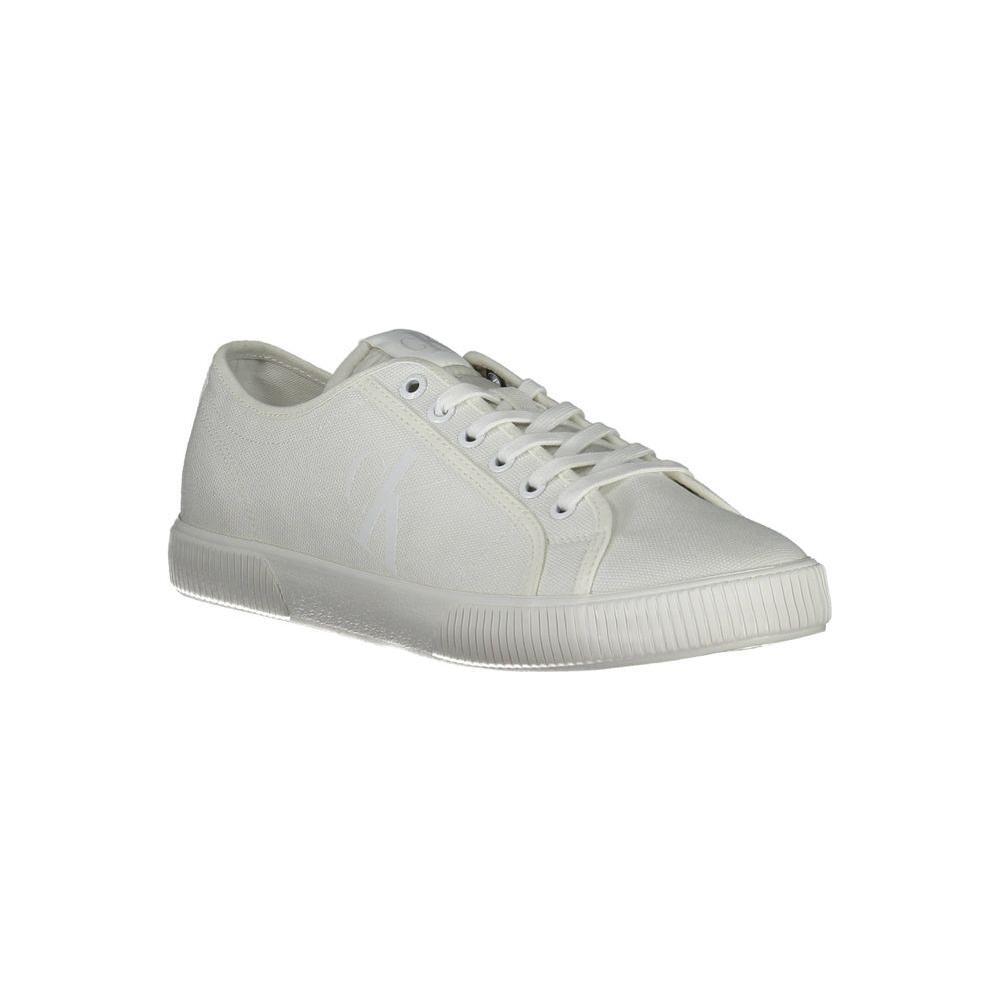Calvin Klein White Polyester Men Sneaker CA-36940-EU45/US12