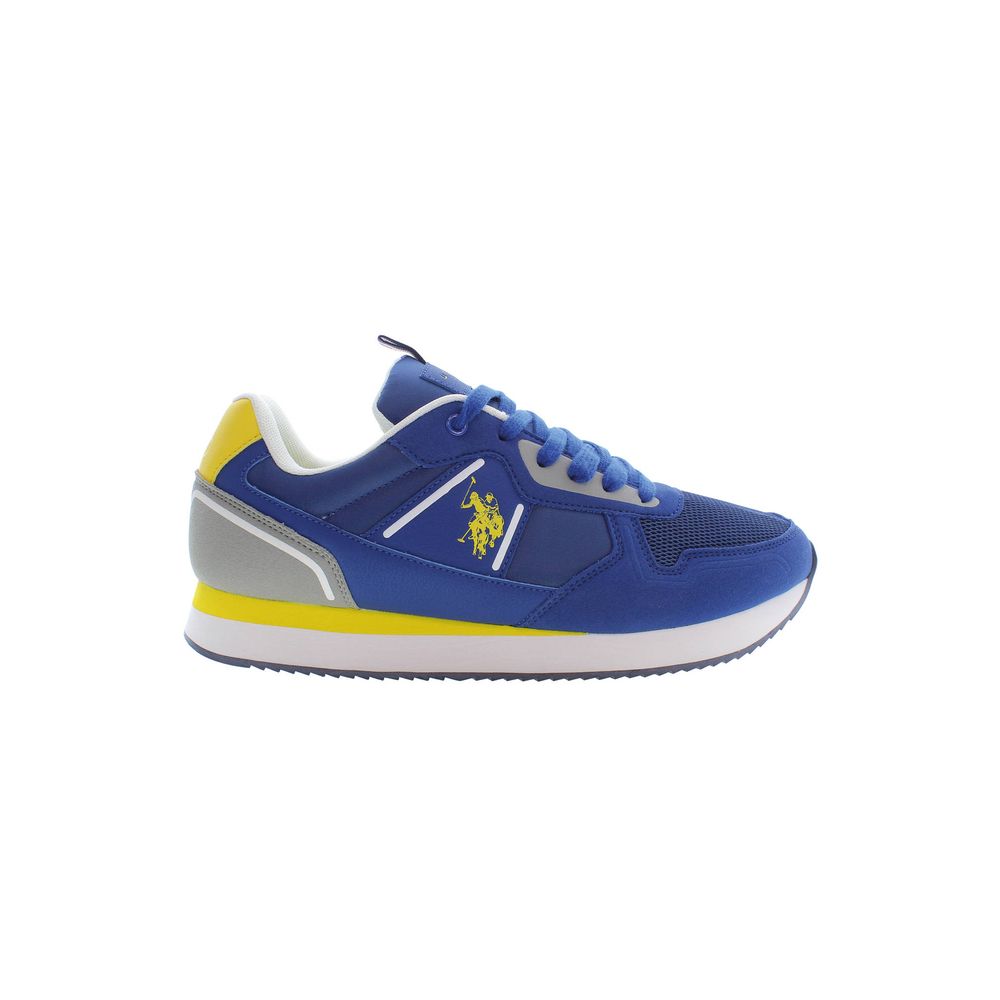 U.S. POLO ASSN. Blue Polyester Men Sneaker 1728,67403481248,Athletic - Sneakers - Shoes,Blue,EU44/US11,EU45/US12,Men,New with tags,Shoes,Sneakers - Shoes,U.S. POLO ASSN.