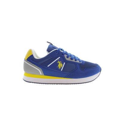 U.S. POLO ASSN. Blue Polyester Men Sneaker 1728,67403481248,Athletic - Sneakers - Shoes,Blue,EU44/US11,EU45/US12,Men,New with tags,Shoes,Sneakers - Shoes,U.S. POLO ASSN.