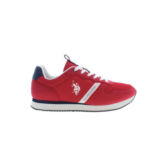 U.S. POLO ASSN. Red Polyester Men Sneaker US-37257-EU44/US11