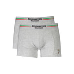 Aeronautica Militare Brown Cotton Men Boxer AE-37909-XXL