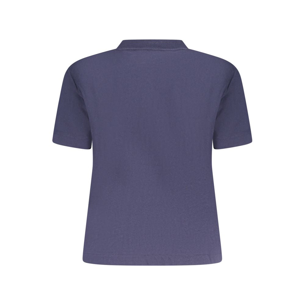 Calvin Klein Blue Cotton Women T-Shirt