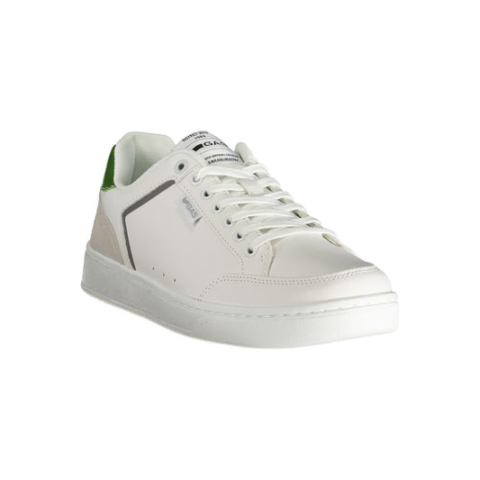 Gas White Polyester Men Sneaker GA-38582-EU41/US8