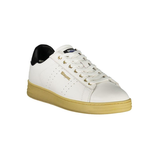 Blauer White Leather Men Sneaker BL-36058-EU40/US7