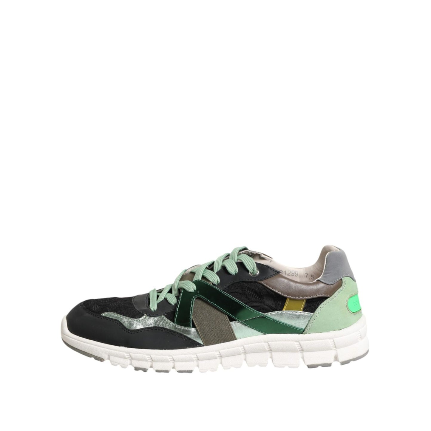 Dolce & Gabbana Multicolor Lace Up Low Top Sneakers Shoes