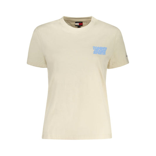 Tommy Hilfiger Beige Cotton T-Shirt