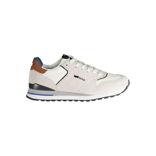 Gas White Polyester Men Sneaker GA-38581-EU44/US11