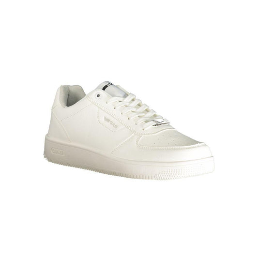 Gas White Polyester Men Sneaker GA-38598-EU42/US9
