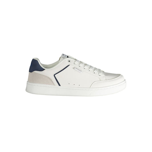 Gas White Polyester Men Sneaker GA-38600-EU45/US12