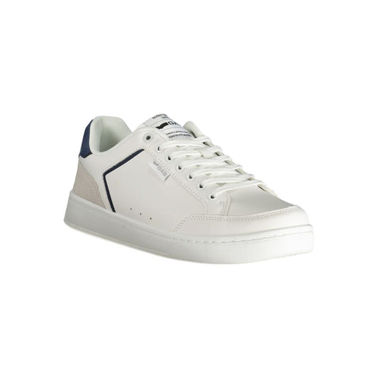 Gas White Polyester Men Sneaker GA-38600-EU45/US12