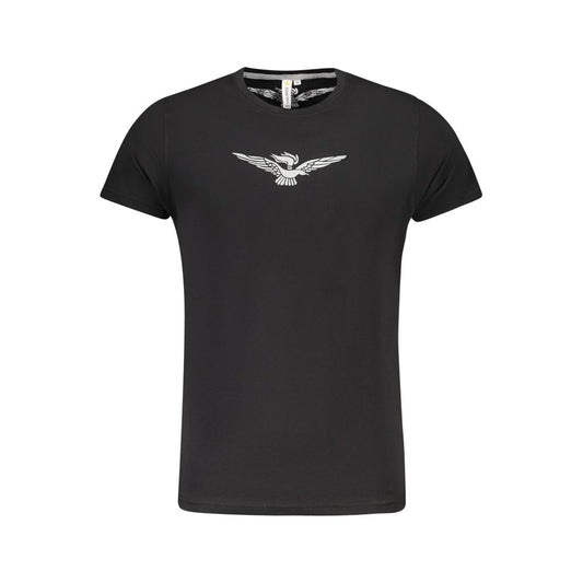Accademia Militare Black Cotton T-Shirt AC-36542-M
