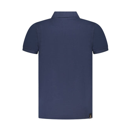 Accademia Militare Blue Cotton Polo Shirt