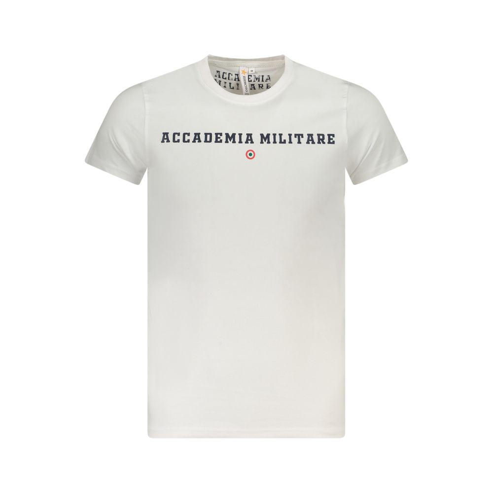 Accademia Militare Bianco Cotton Men T-Shirt