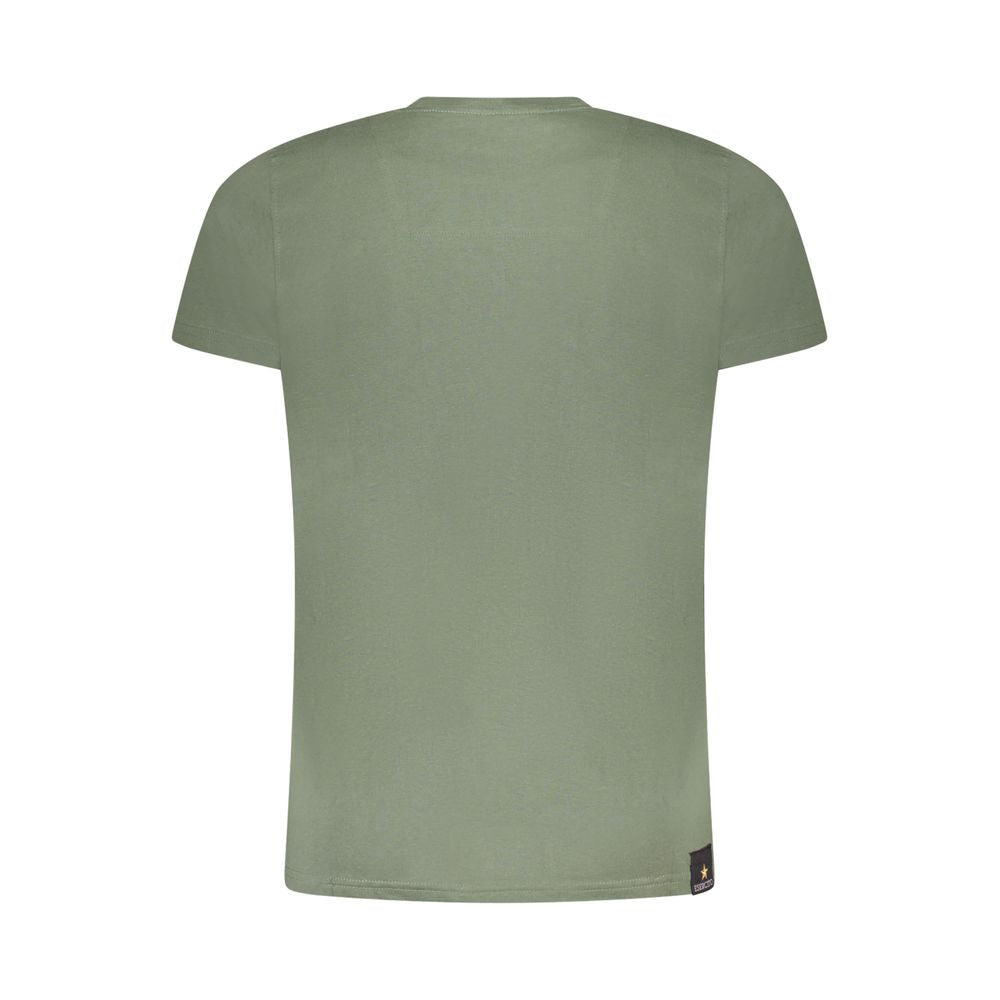 Esercito 1659 Green Cotton T-Shirt ES-36556-S