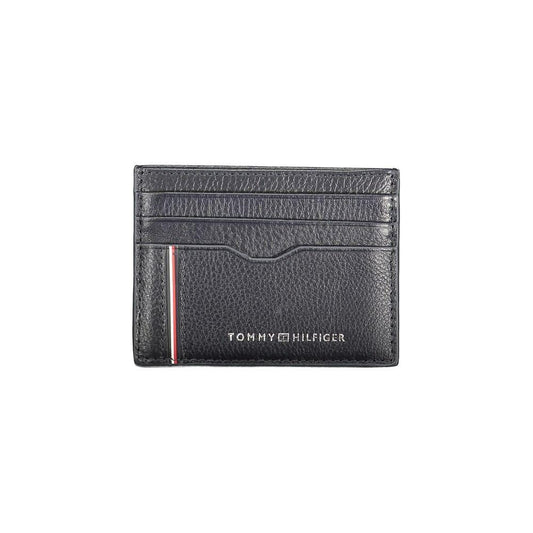 Tommy Hilfiger Blue Leather Wallet