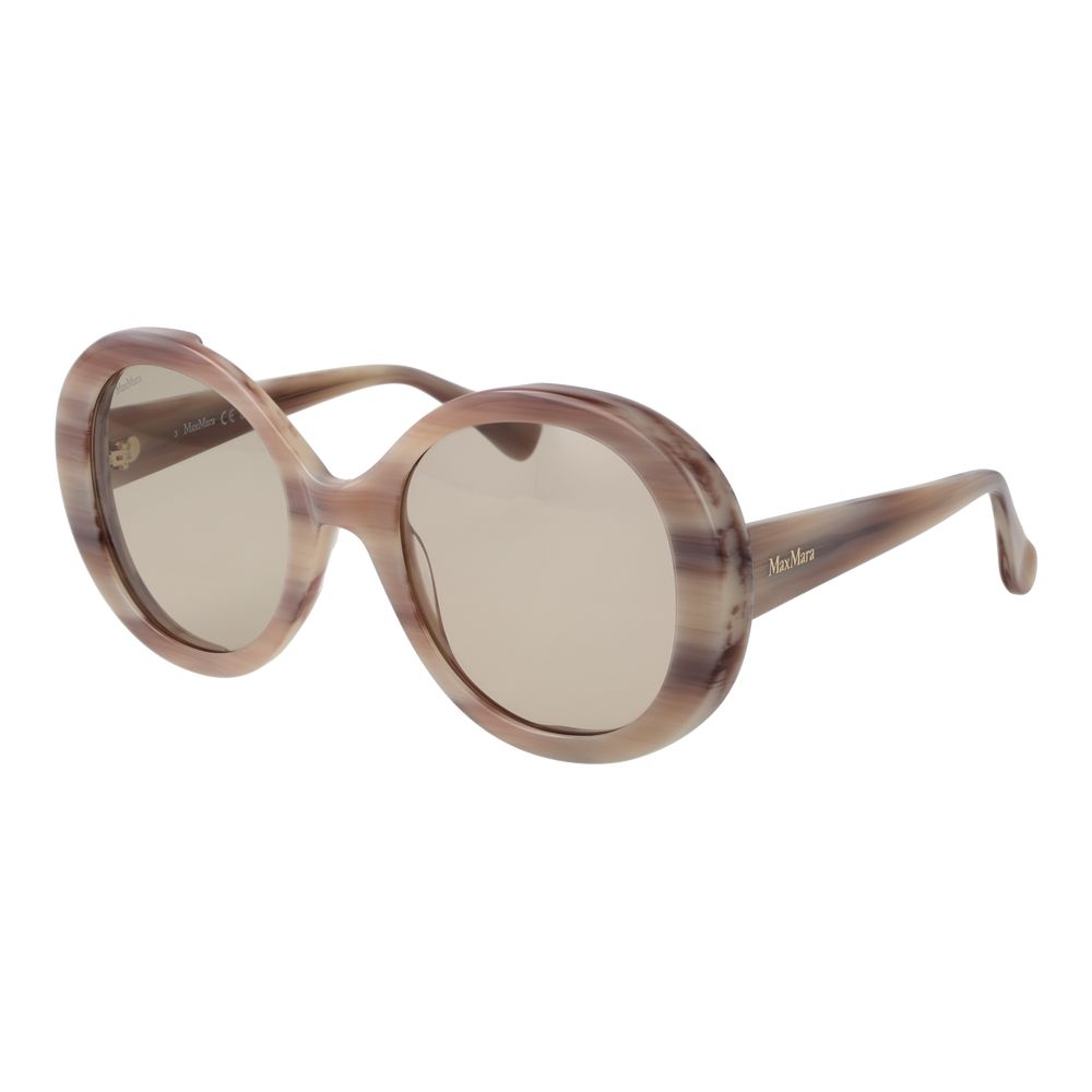 Max Mara Cream Women Sunglass