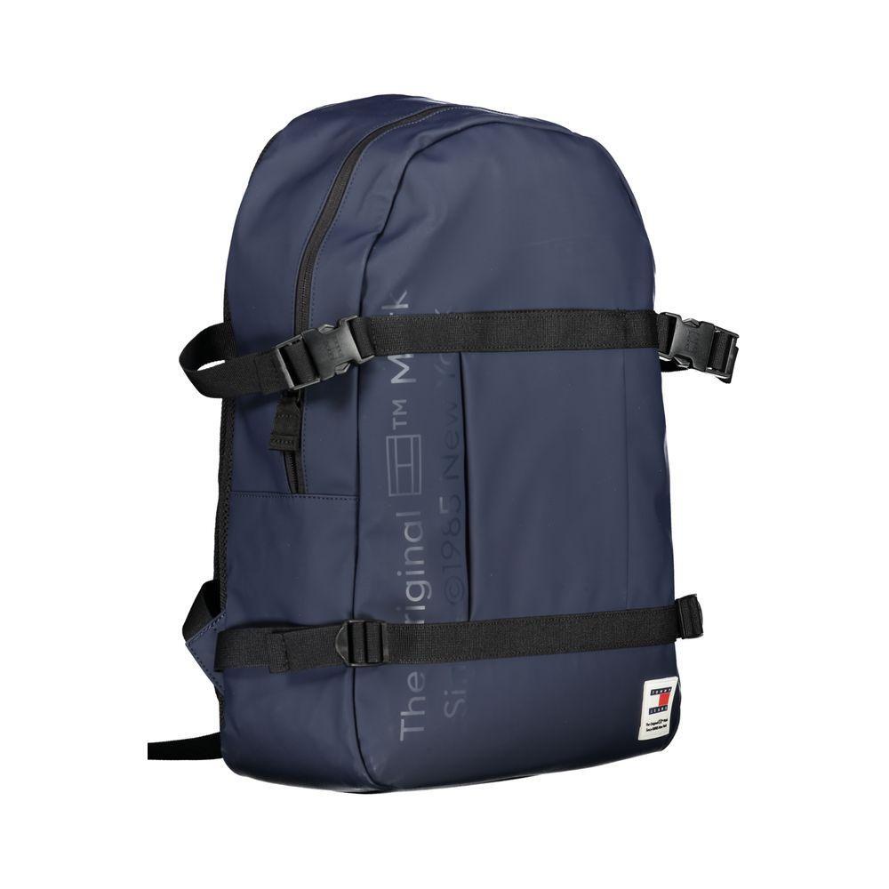 Tommy Hilfiger Blue Polyethylene Backpack TO-30694