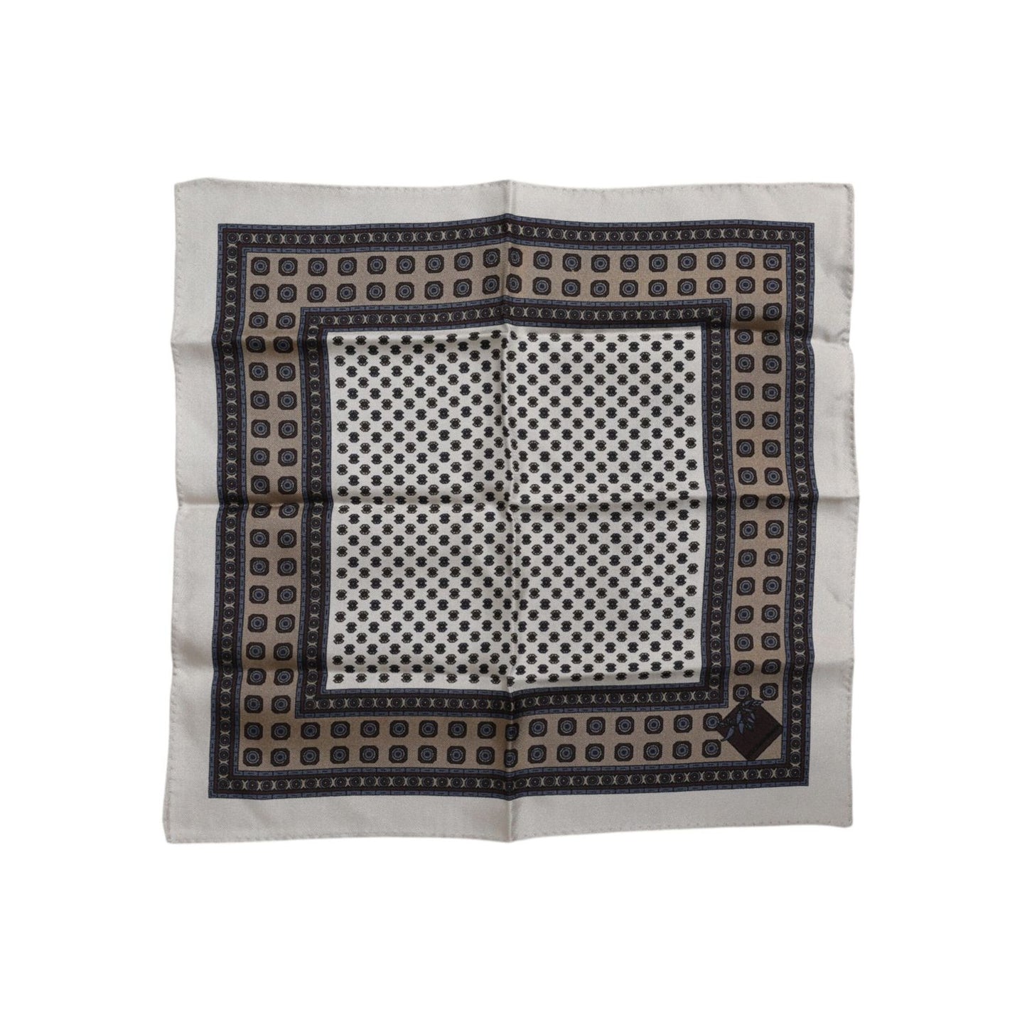 Dolce & Gabbana Multicolor Patterned Square Men Foulard Scarf