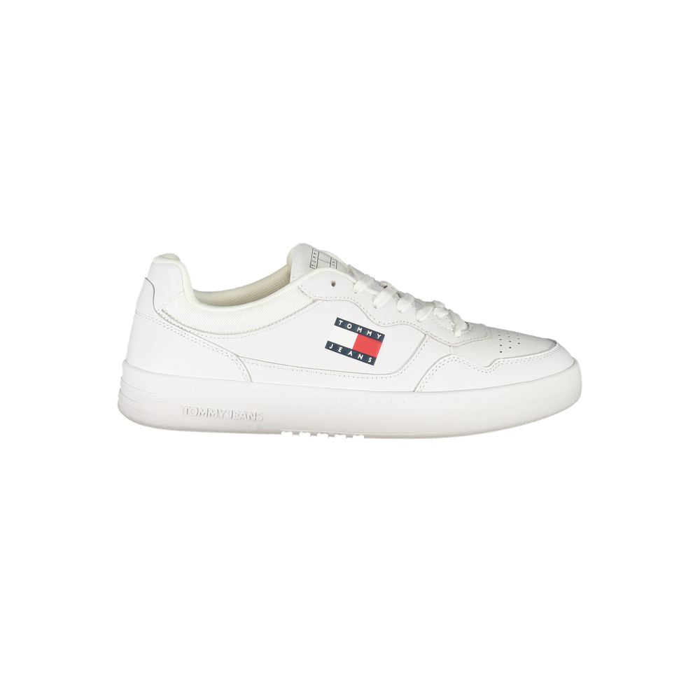 Tommy Hilfiger White Leather Mens Sneaker TO-36759-EU40/US7