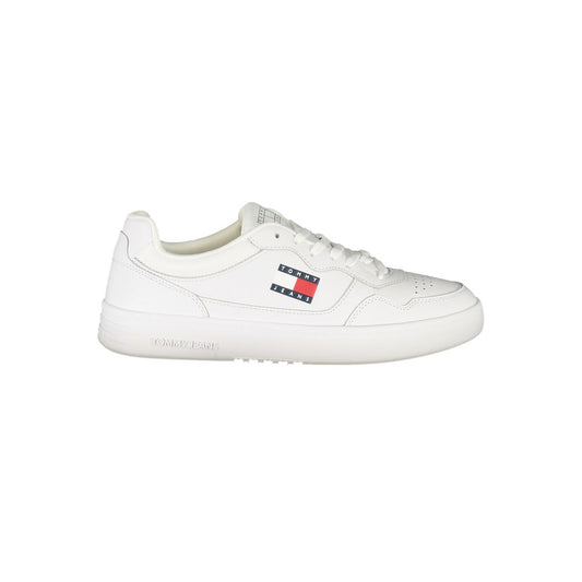 Tommy Hilfiger White Leather Mens Sneaker TO-36759-EU40/US7
