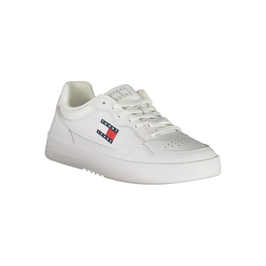 Tommy Hilfiger White Leather Mens Sneaker TO-36759-EU40/US7