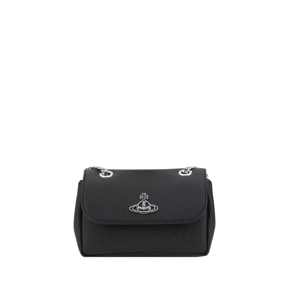 Vivienne Westwood Black Polyethylene Shoulder Bag