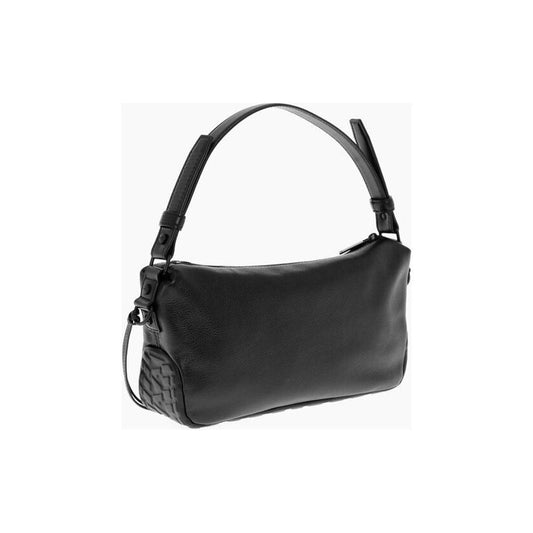 Off-White Solid Color Leather BIKER TIRE Bag with Removable Shoulder S