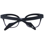 Yohji Yamamoto Black Unisex Glasses Frame in acetate, full-rim, butterfly style, size 49-21-140, with branded soft case.