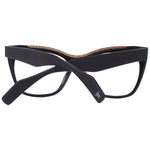 Yohji Yamamoto Brown Unisex Glasses Frame in full-rim acetate with butterfly style and demo lenses.