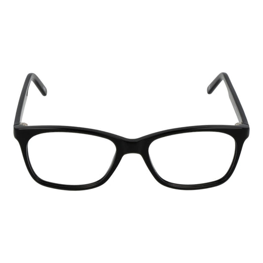 Andy Wolf Black Unisex Glasses Frame in acetate, full-rim style, with demo lenses and branded case.